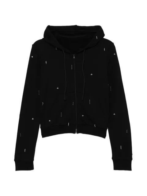 JNBY pin-embroidered hoodie Black 5Q3412040