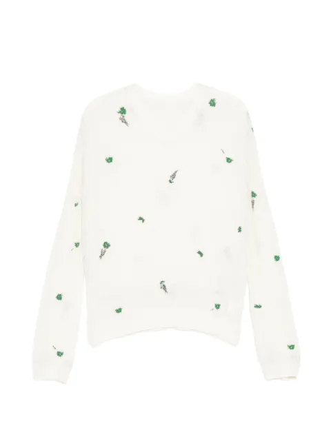 JNBY floral-motif top White 5Q2312510