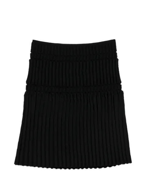 JNBY geometric pleated a-line skirt Black 5Q3D15690