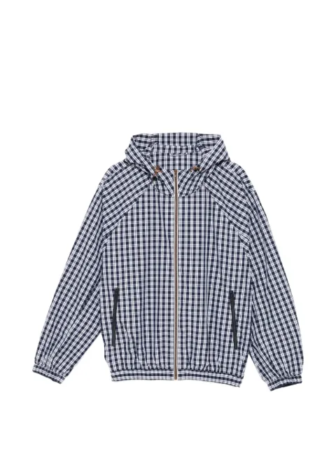 CROQUIS plaid hooded jacket Blue 9Q2614270