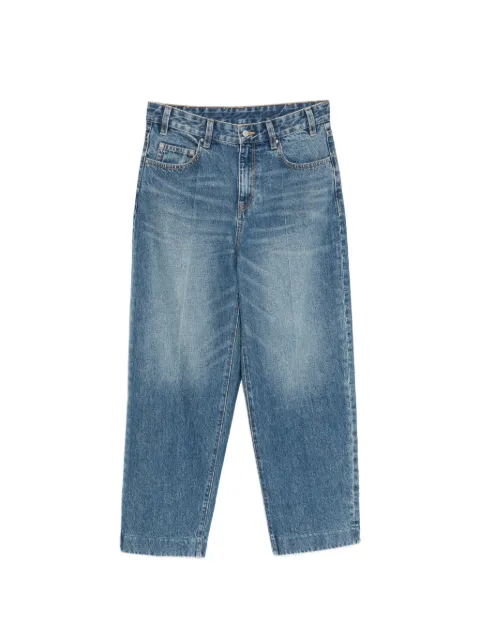 JNBY whiskering-effect jeans Blue 5Q3E11580
