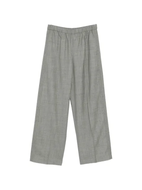 JNBY Jacquard wide-leg trousers Grey 5Q2E14050