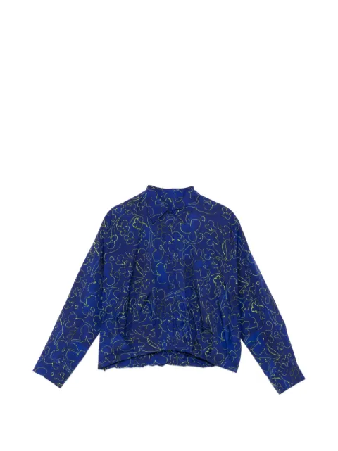 JNBY floral long-sleeves shirt Blue 5Q3212020