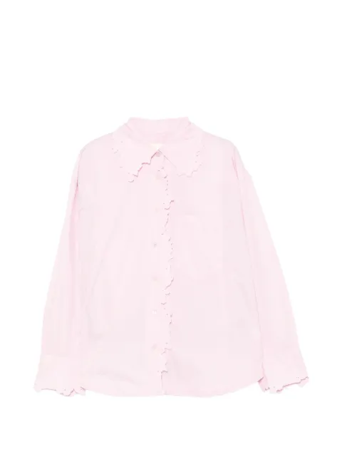 JNBY floral A-line shirt Pink 5Q2214910