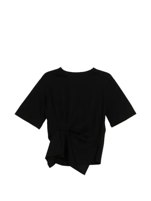 LESS crinkled T-shirt Black 2Q4110050