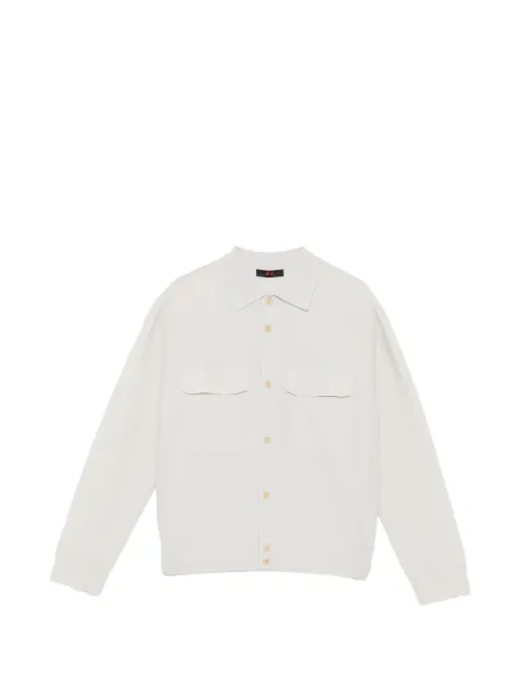 CROQUIS classic collar long-sleeve cardigan Neutrals 9Q2312800