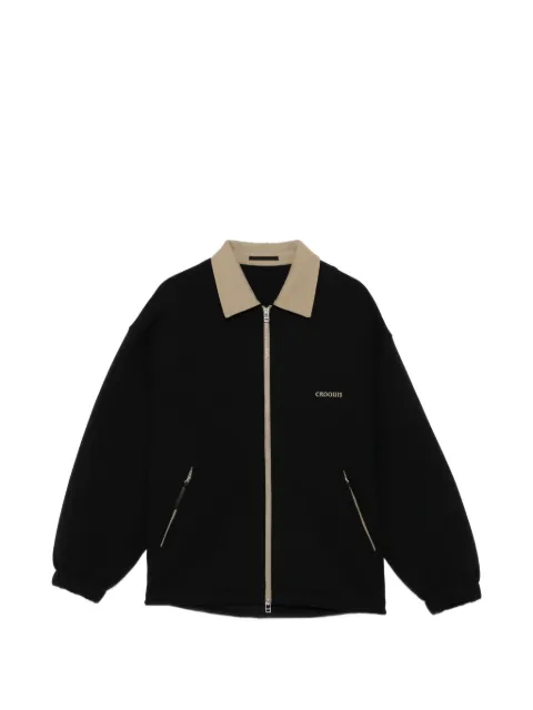 CROQUIS logo-embroidered jacket Black 9Q1413090