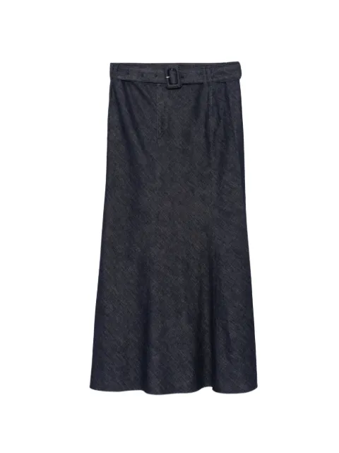 LESS denim maxi skirt Blue 2Q4D15340