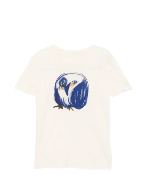 JNBY owl-print T-shirt Neutrals 5Q2111830