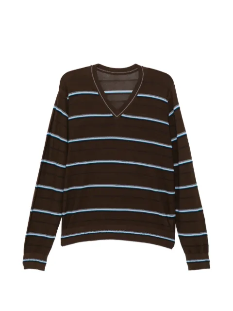 JNBY striped T-shirt Brown 5Q2311380