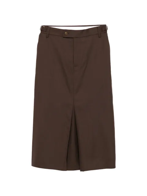LESS Classic midi skirt Brown 2Q2D14480