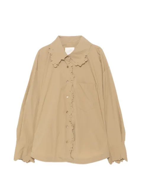 JNBY floral-embroidered shirt Neutrals 5Q2214910
