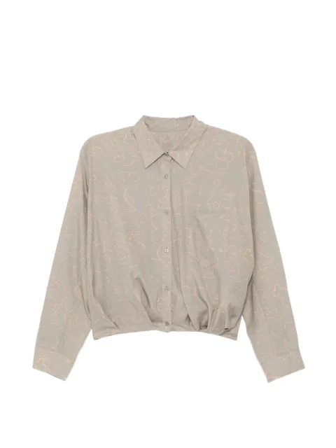 JNBY graphic-print shirt Grey 5Q3212020