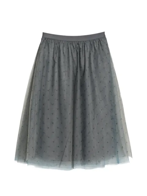 JNBY polka dot layered skirt Grey 5Q3D12270