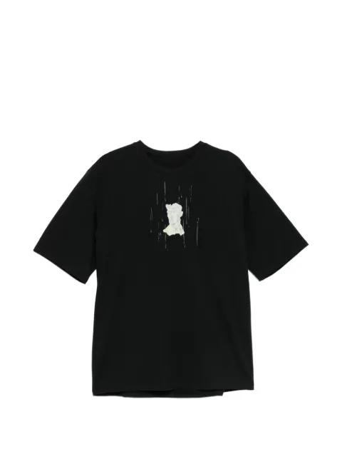 CROQUIS logo-embroidered T-shirt Black 9Q4110930