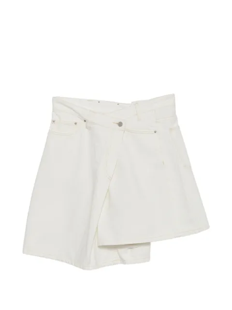 JNBY cotton denim shorts White 5Q2E14290