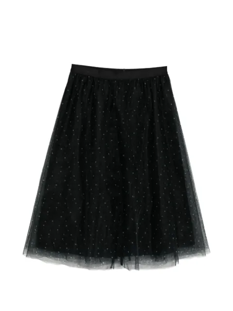 JNBY polka dot layered skirt Black 5Q3D12270