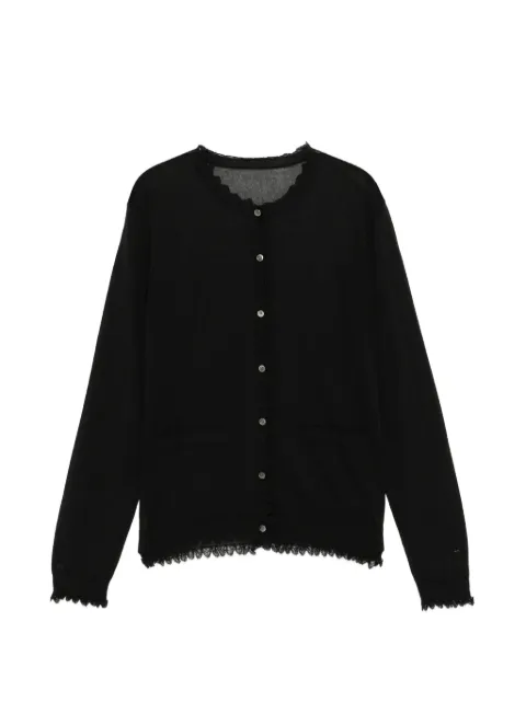 JNBY scalloped-hem cardigan Black 5Q3312150