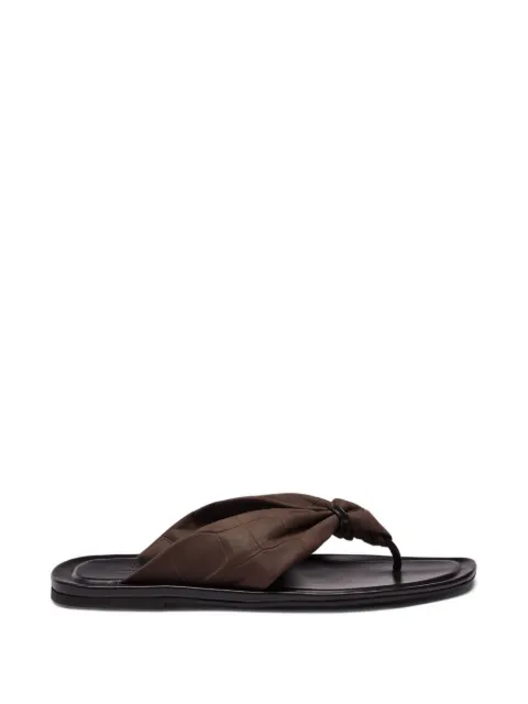 LouLou de Saison leather sandals Brown AKIN