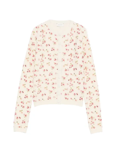 Magda Butrym floral cardigan Neutrals 345426CRM
