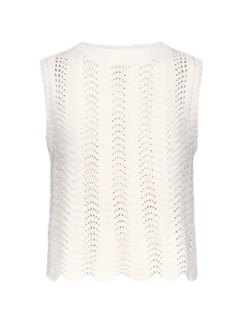 LouLou de Saison crochet top Neutrals VITTORIA
