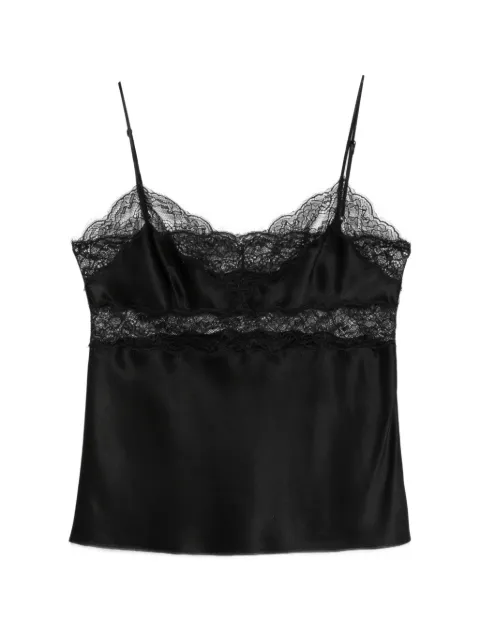 Nili Lotan Felicie lace-detail top Black 13391W349A