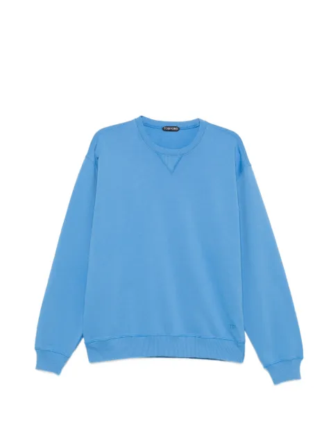 TOM FORD crew-neck sweatshirt Blue JCL034JMC108