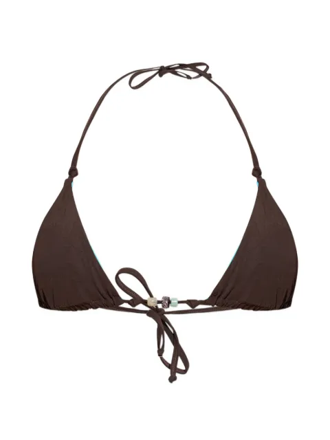 Bond-eye Indi reversible bikini top Brown BARE655RV