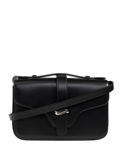 Emporio Armani smooth leather shoulder bag Black EW004419AF25356