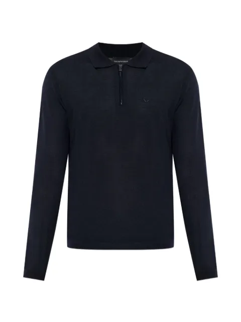 Emporio Armani long-sleeve polo shirt Blue EM004381AF2342