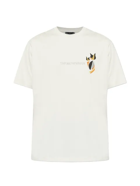 Emporio Armani Après collection-print T-shirt Neutrals EM005444AF23455