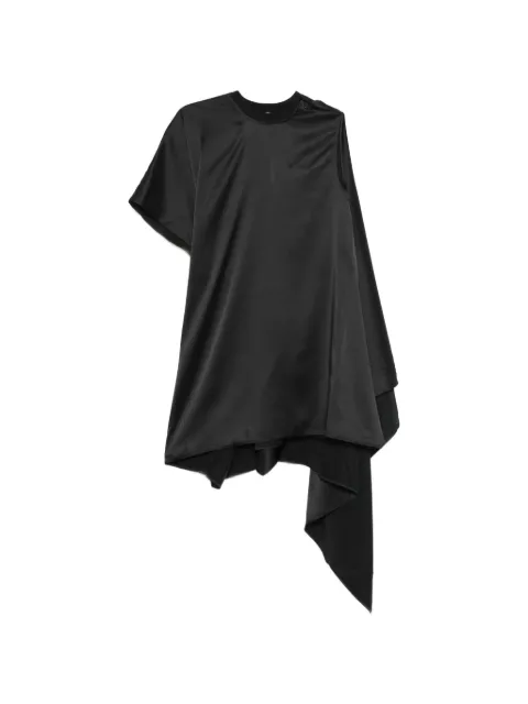 Coperni draped mini dress Black COPR304F3062