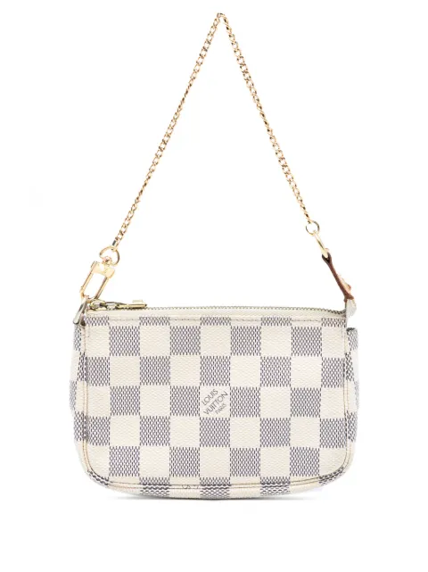 Louis Vuitton Pre-Owned 2007 Damier Azur Mini Pochette Accessoires handbag White EDQK40UXF13AWTCB