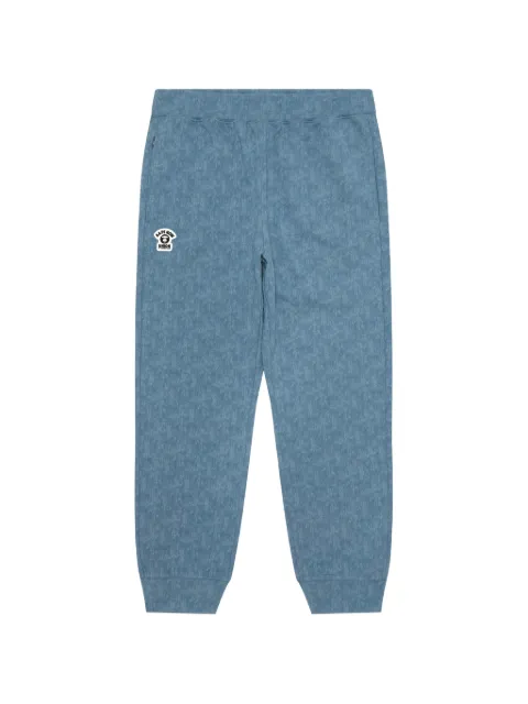 AAPE BY *A BATHING APE® camouflage-pocket track pants Blue APTC694XBQ