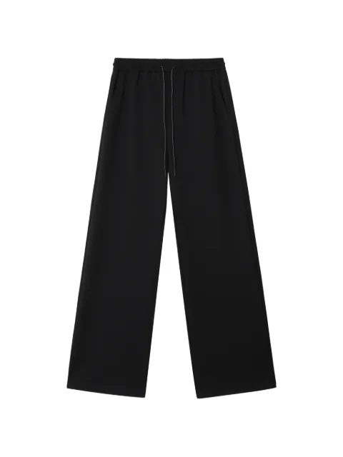 tout a coup drawstring track pants Black M600AR6