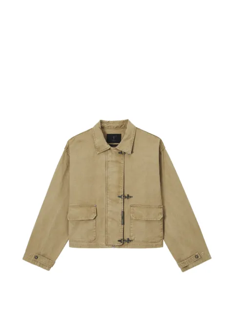 FIVE CM flap-pocket hook jacket Neutrals 5CXLJM00407X