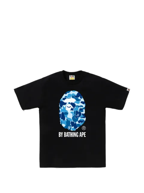 A BATHING APE® camouflage-print T-shirt Black 001TEM301005M