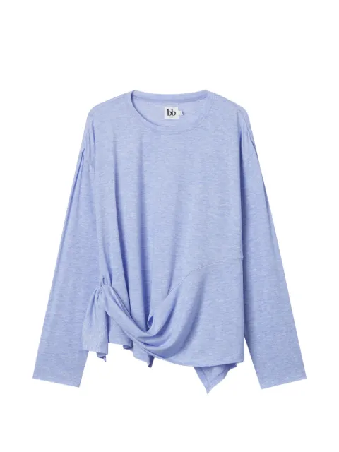 b+ab knot asymmetric top Blue 6S607AS