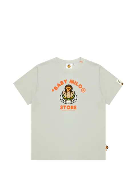 *BABY MILO® STORE BY *A BATHING APE® graphic-print T-shirt Neutrals 0TE0451XXQ