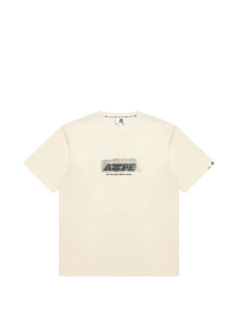AAPE BY *A BATHING APE® printed T-shirt Neutrals ATE1872XXQ