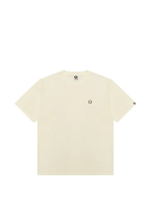 AAPE BY *A BATHING APE® logo-patch T-shirt Neutrals ATE1808XXQ