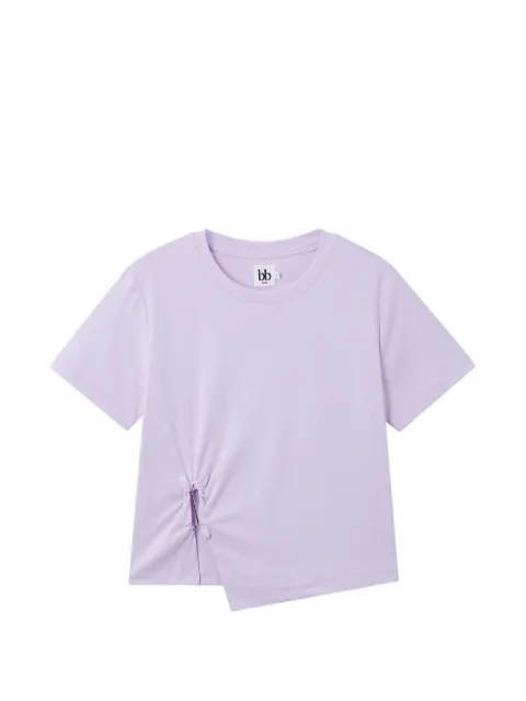 b+ab asymmetrical ring-detail T-shirt Purple 6S610AS