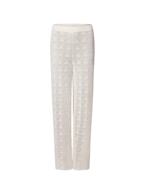 LouLou de Saison seashell knit pants Neutrals EGEO