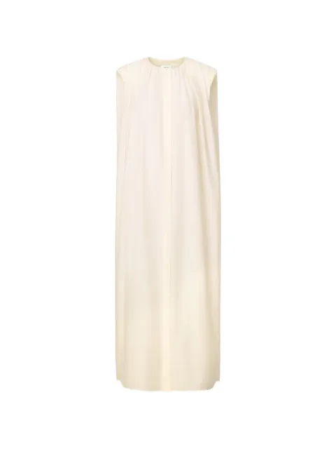 LouLou de Saison button-fastening midi dress Neutrals CORA