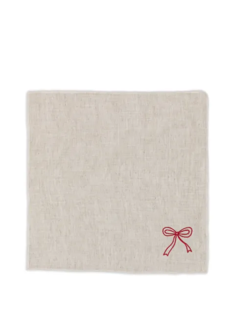 Bambah Jollie bow napkin Neutrals BMBH058