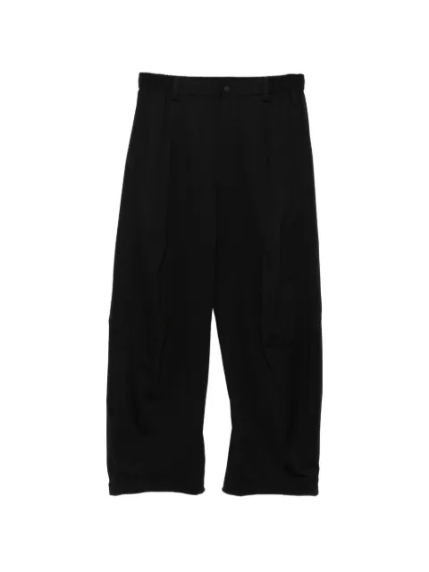 CROQUIS tapered drawstring trousers Black 9Q4E12150