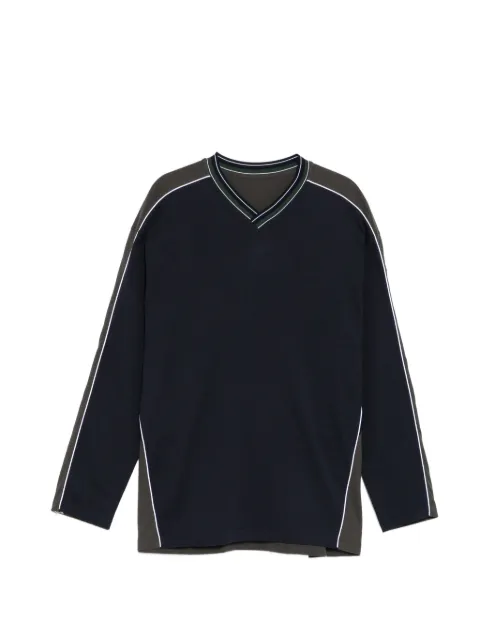 CROQUIS loose long-sleeved T-shirt Blue 9Q2112990