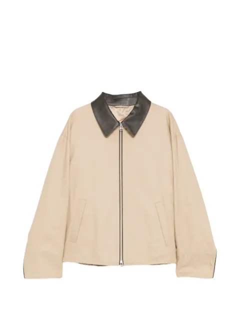 CROQUIS contrasting collar jacket Neutrals 9Q2612860