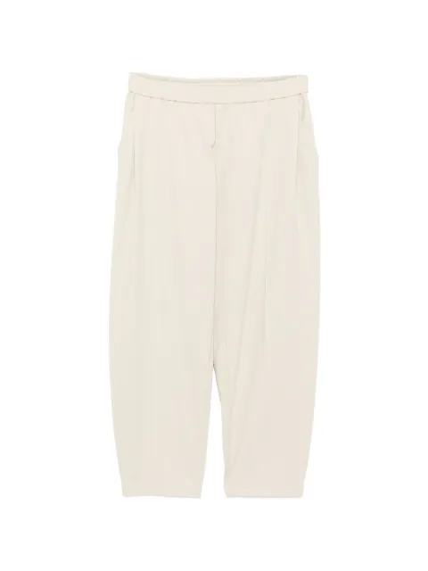 CROQUIS tapered drawstring trousers Neutrals 9Q2E12330