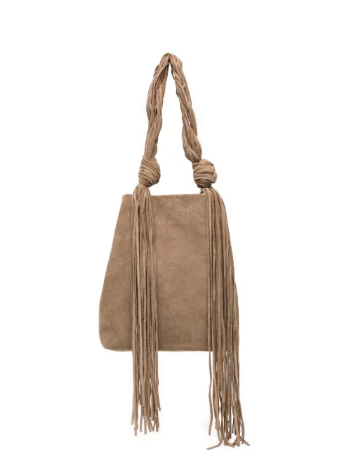 JNBY fringed single-shoulder bag Neutrals 7Q2L10290